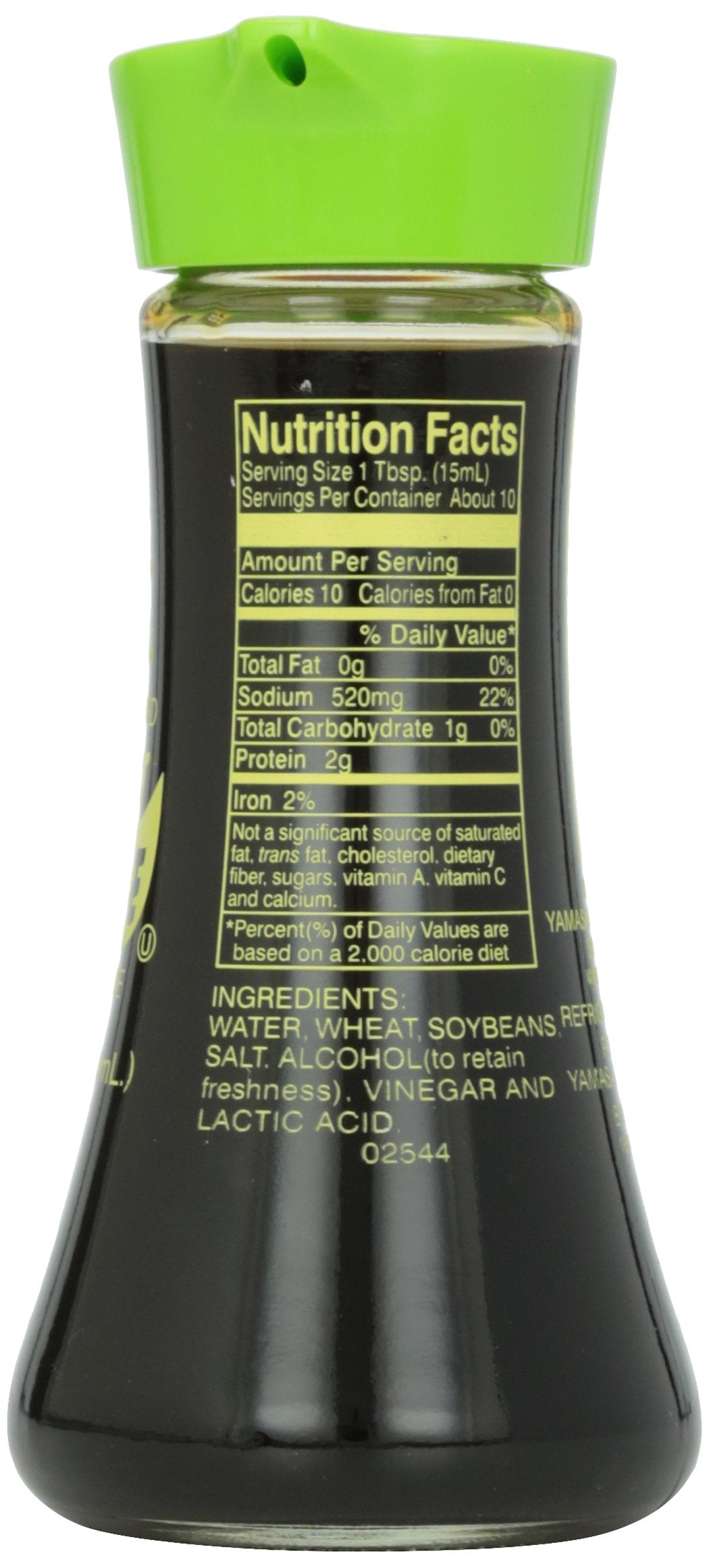 Yamasa Soy Sauce, Naturally Brewed Less Salt Low Sodium Preservative Free in Glass Dispenser, 5 fl oz (Pack of 1)