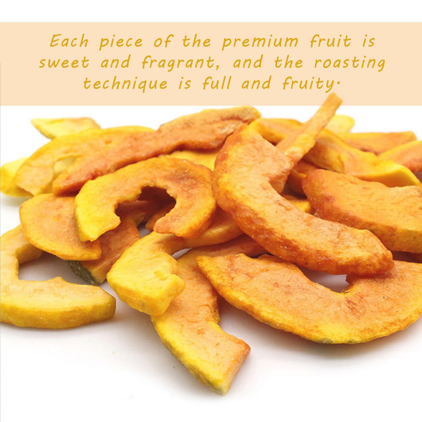 Dried Papaya 3.52Oz Fruit And Vegetable Crisp Freeze-Dried Papaya Crisp Casual Snack Dehydrated Red Heart Papaya Slice Snack 100