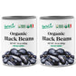 Food to Live Organic Canned Black Beans, 14 oz (Pack of 2) - Unsalted Non-GMO Frijoles Negro. Perfect for Salads, Soups, Stews. 