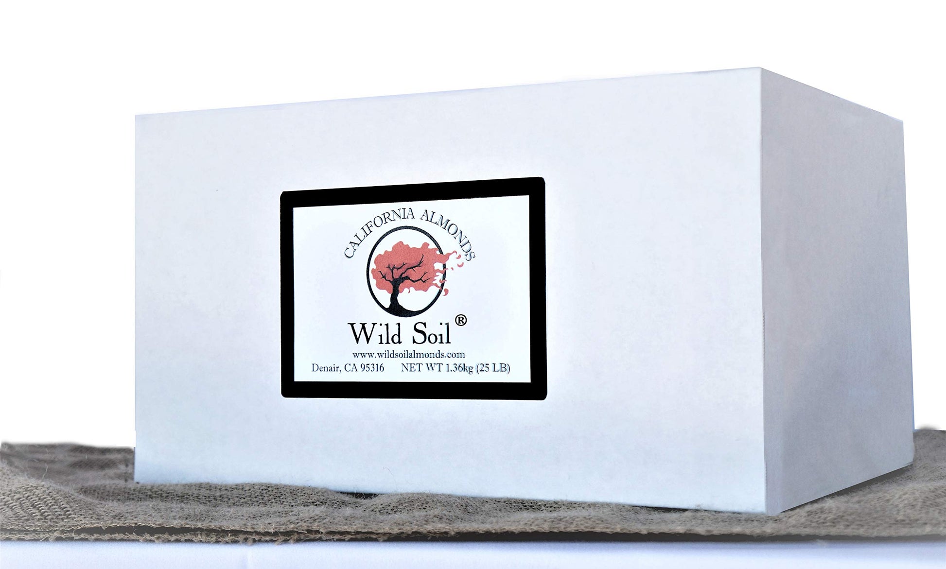 Wild Soil Almonds – 20% Higher Protein & 200% Higher Vitamin E, 25 lb Pack