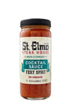St Elmo Cocktail Sauce, Extra Spicy Seafood Sauce for Shrimp, 8 Fl Oz