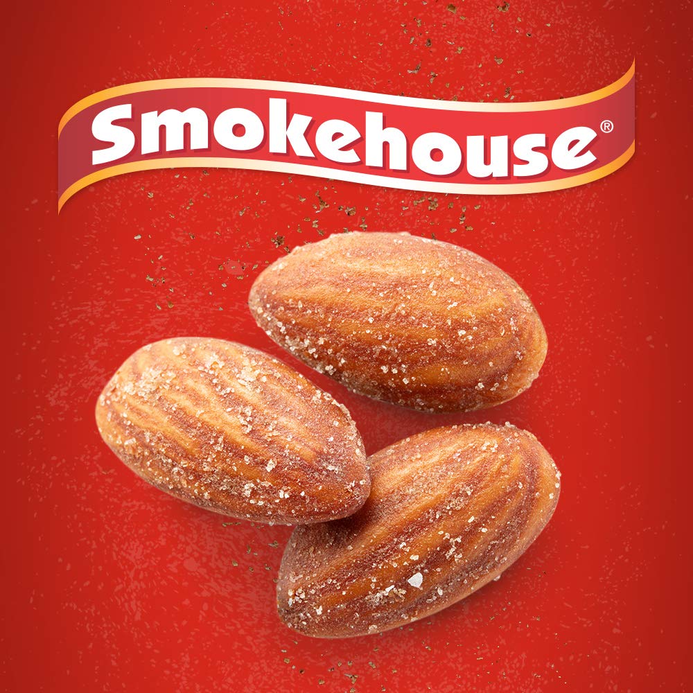 Blue Diamond Almonds, Smokehouse Flavored Snack Nuts, Single Serve Bags (1.5 Oz. Tubes, Pack Of 12)