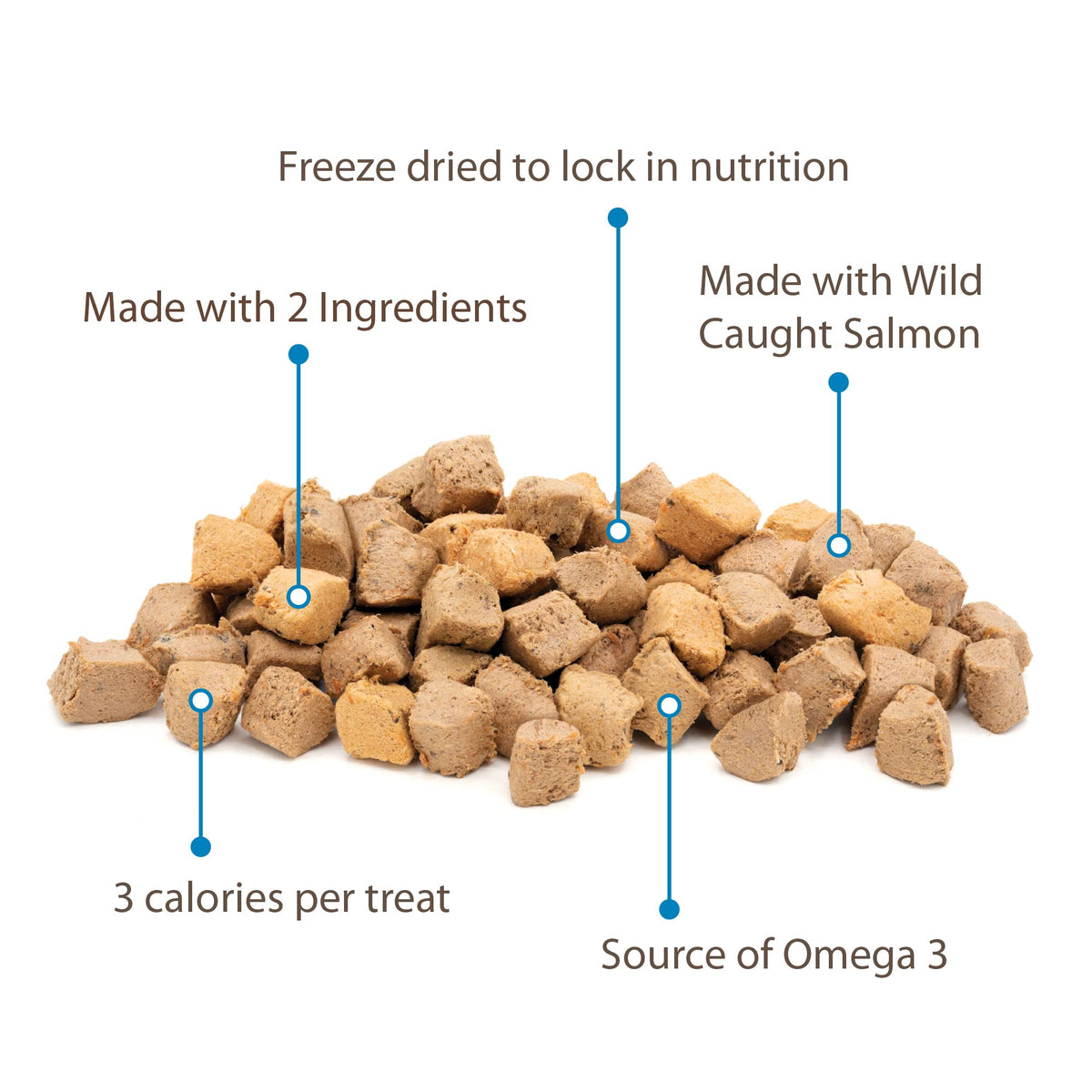 Caledon Farms Freeze Dried Bites - Salmon 90G/3.2Oz