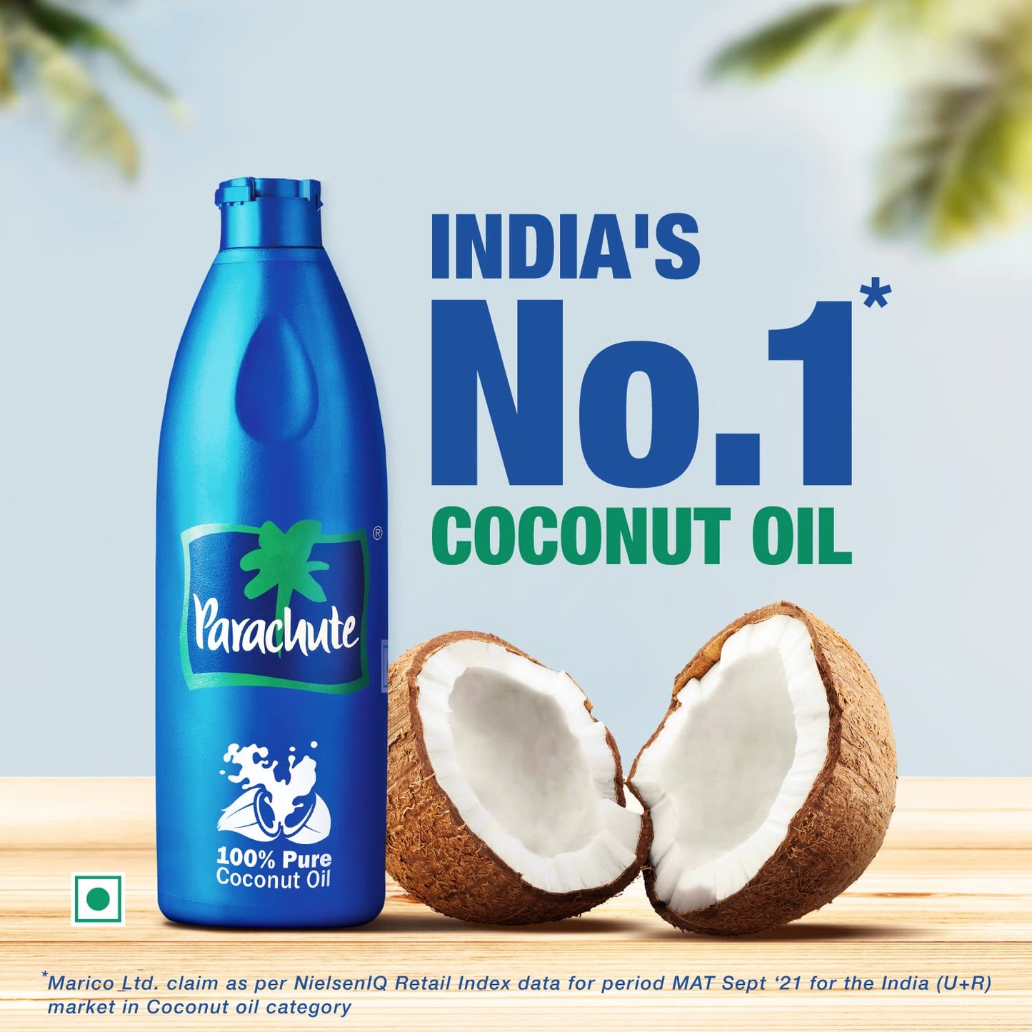 Parachute Coconut Oil 100Ml - 1 Pack (Ship From India)