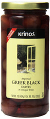 Black Olives in Brine, 16 Ounces (Pack of 6)