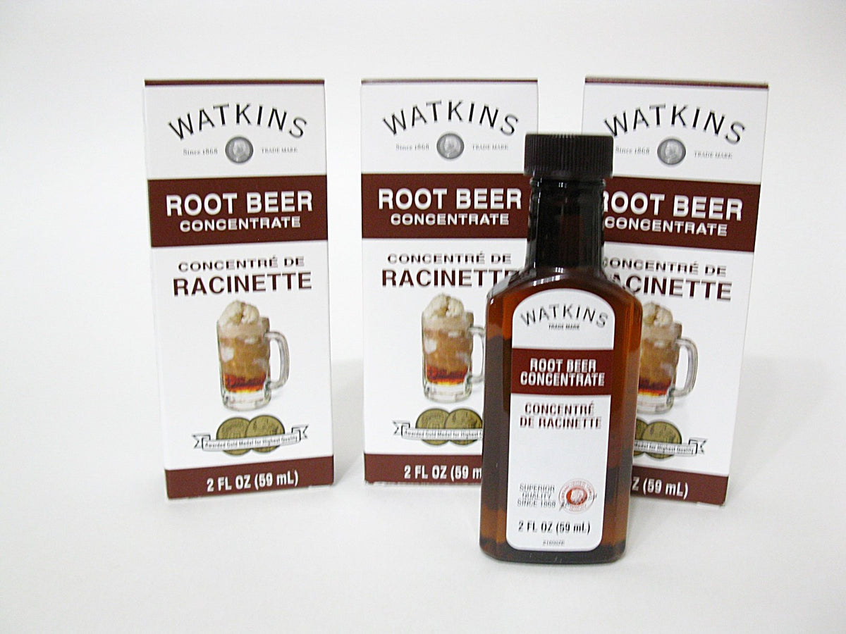 Watkins Extract Root Beer 2oz Bottle, Pack of 3, Flavor Variety Available