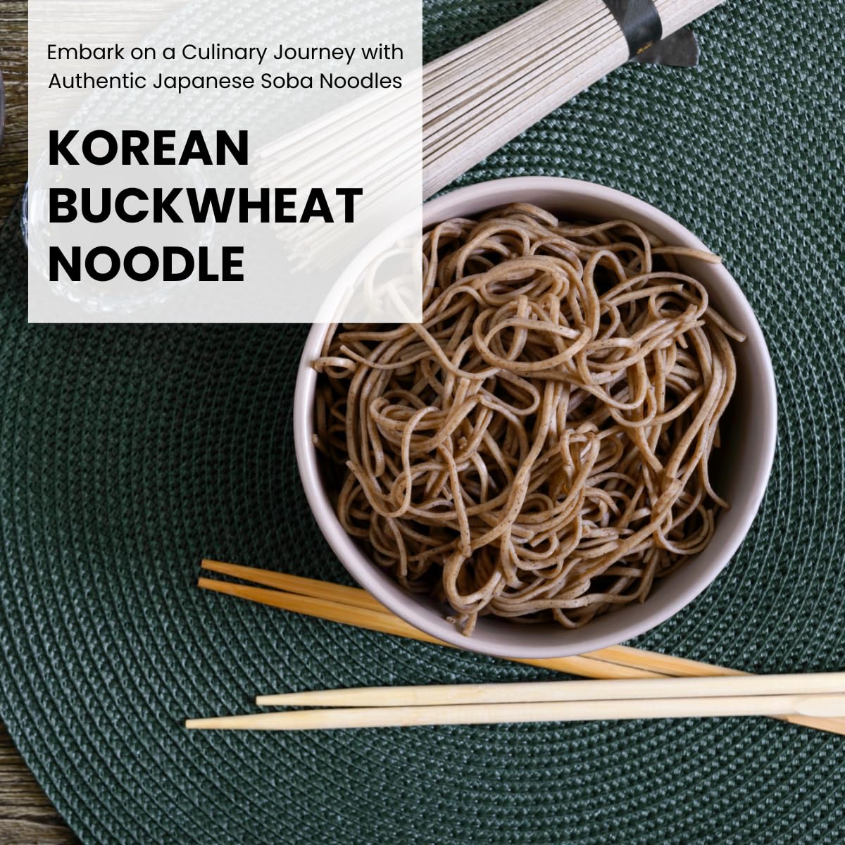 Unha s Japanese Soba Noodles, Air Dried Buckwheat Noodle, 3 Simply Ingredients, 3-Pound (Pack of 1) for Cold or Hot Soup Produc