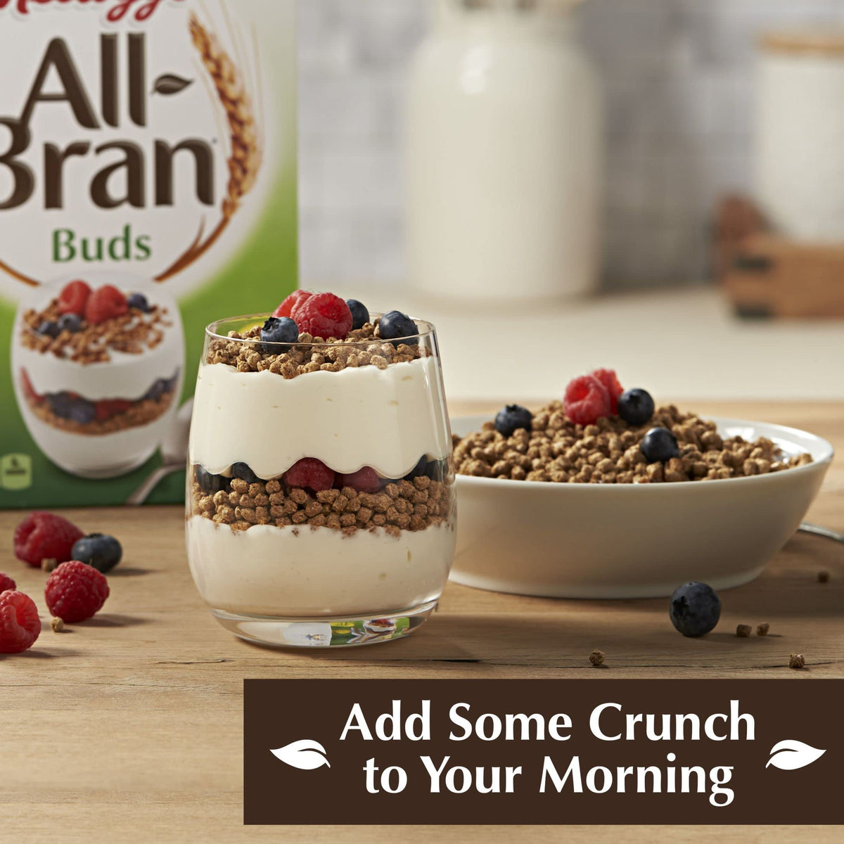 Kelloggs All-Bran Buds, Breakfast Cereal, Wheat Bran, Excellent Source of Fiber, 22oz Box