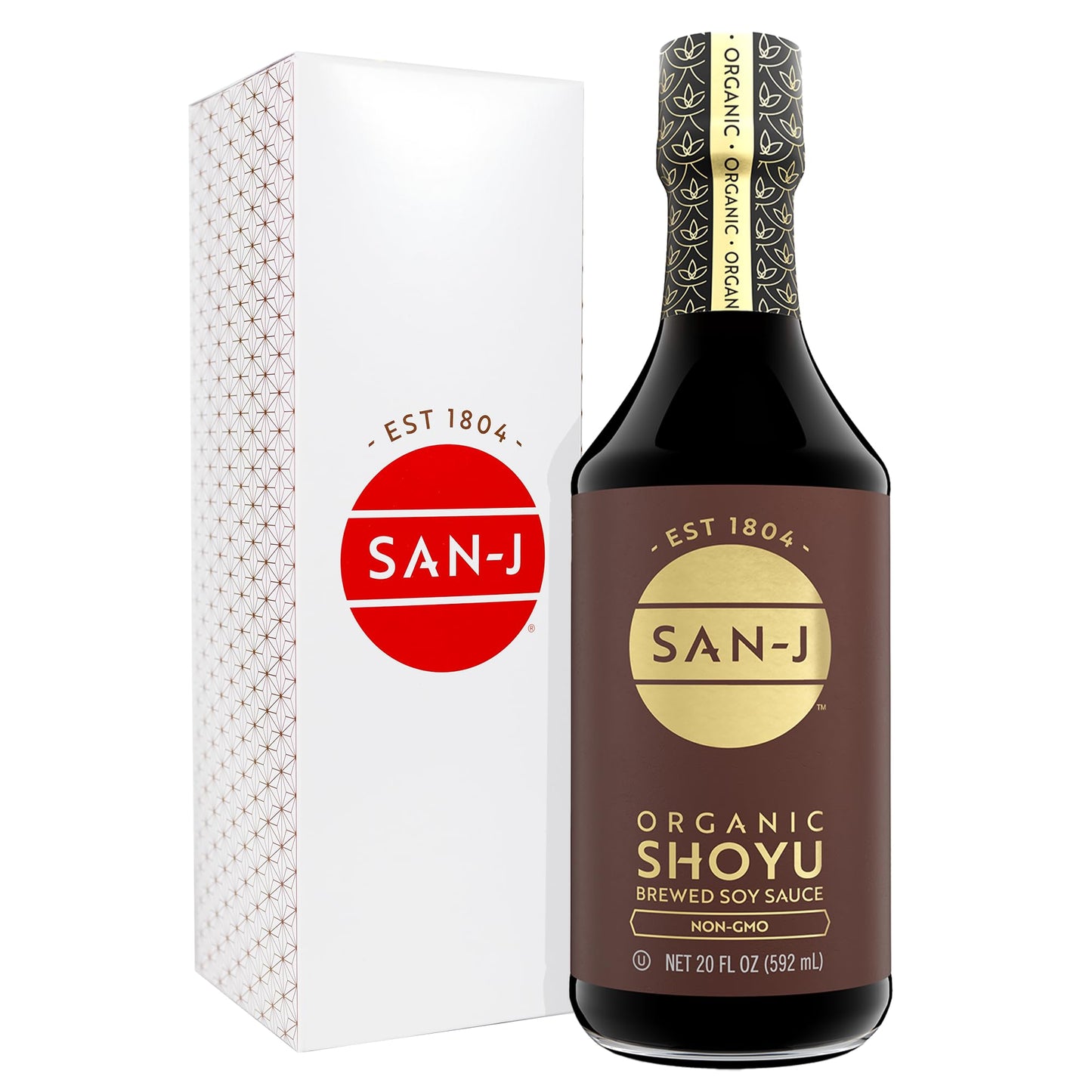 San J Sauce Soy Shoyu Bronze Organic 20 oz