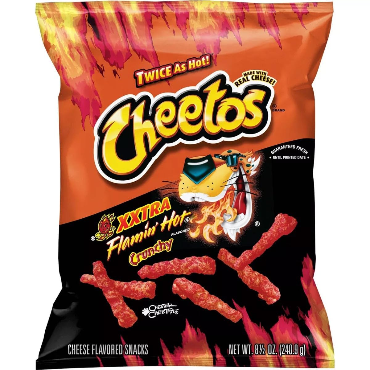 Cheetos XXtra Flamin Hot Crunchy - 8.5 Oz (6pk)