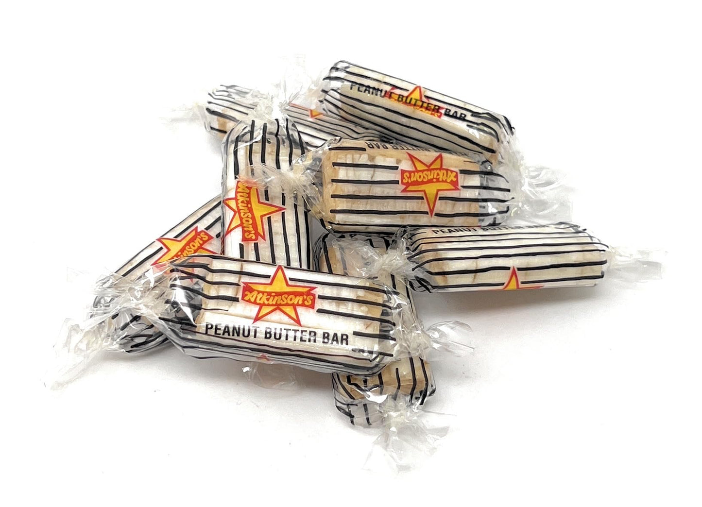 Atkinson Wrapped Bulk Candy Bars, Peanut Butter, 1 Pound