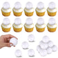 12 Pcs Volleyball Cupcake Toppers 3D Foam Mini Volleyball Cupcake Topper Picks Volleyball Players Cake Toppers For Sport Theme B