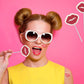 Fruidles Valentine'S Red Lips Lollipop Sucker, White Lip Shaped Lollipop With Red Lips, Individually Wrapped Candy (Half-Pound)