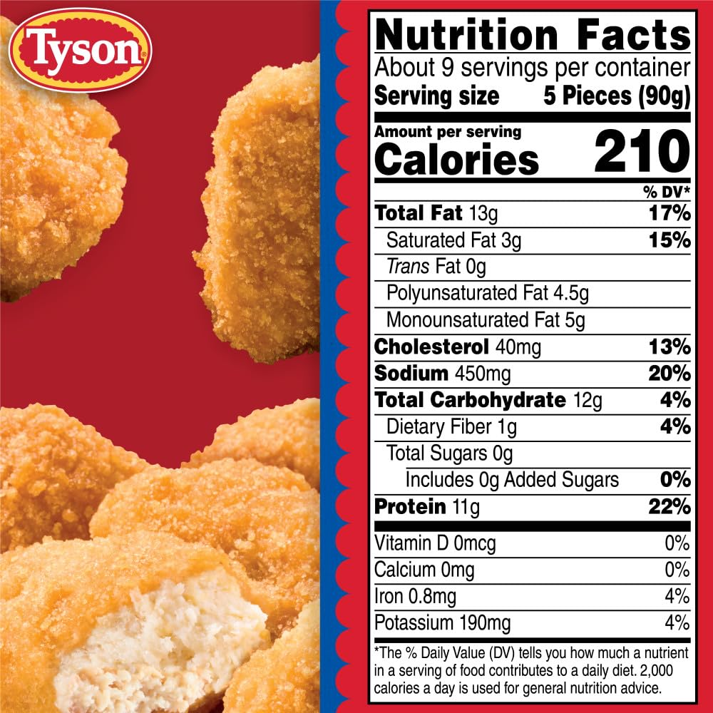 Tyson Frozen Chicken Nuggets, 29 Oz