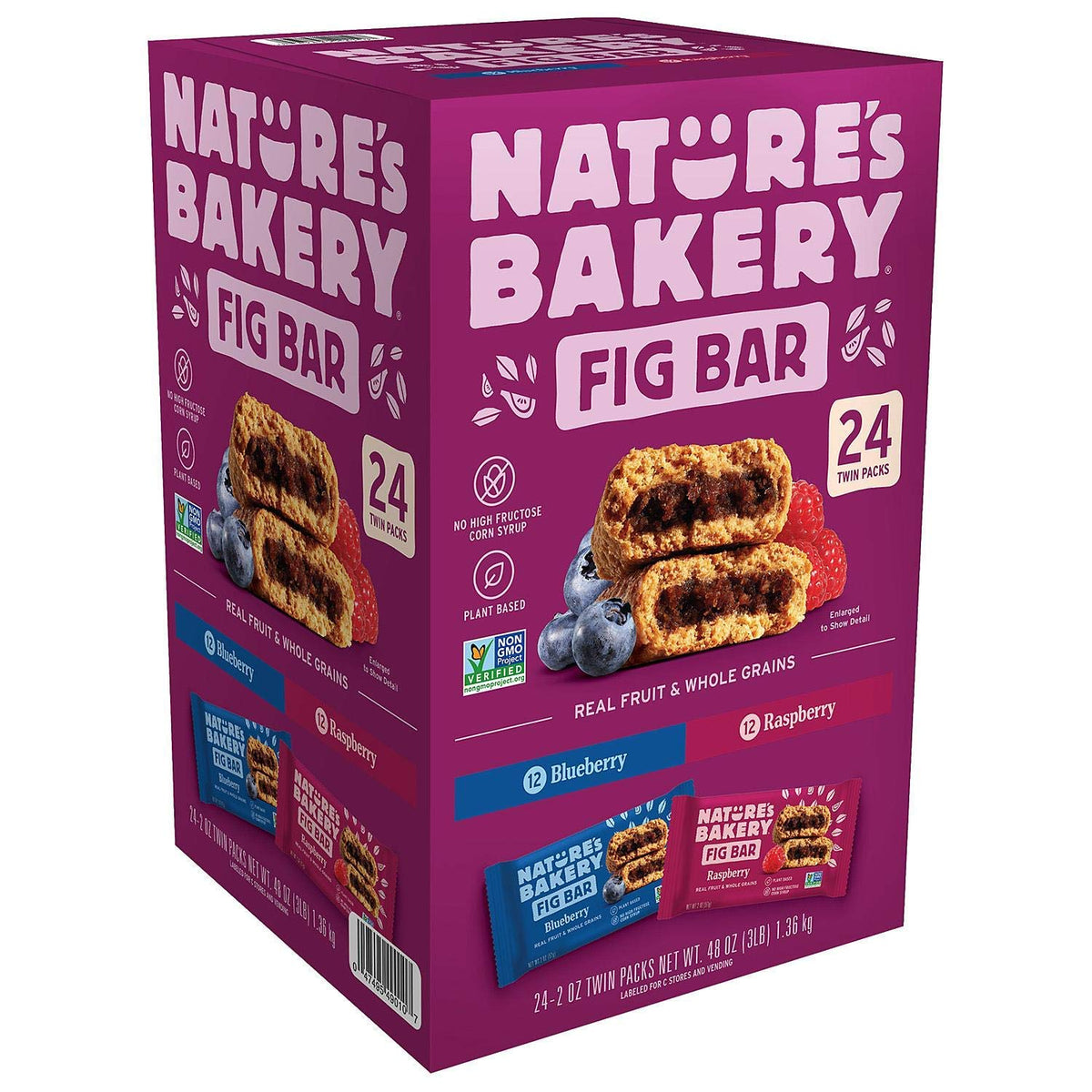 Nature'S Bakery Stone Ground Whole Wheat Fig Bar 24 Twin Pack 24 - 2Oz