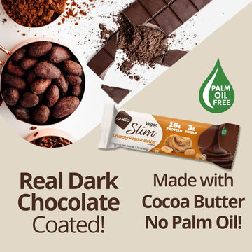 Nugo Slim Dark Chocolate Raspberry Truffle, 17G Protein, 2G Sugar, 7G Fiber, Low Net Carb, Keto Friendly, Gluten Free, 24 Count