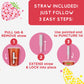 Joyba Bubble Tea Strawberry Lemonade Green Tea, 4 Pack, 12 Fl. Oz. Cups