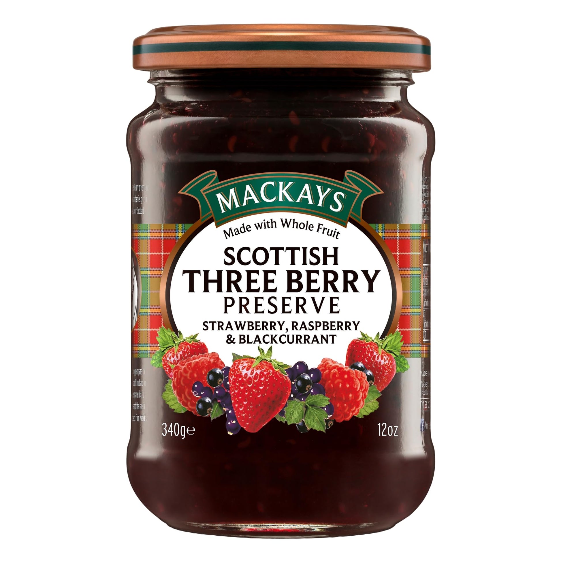 Mackays Preserve Three Berry - 12 oz