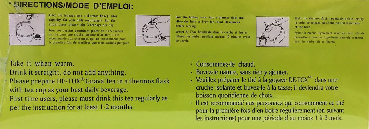 De-Tox Guava Tea (90 Tea Bags)