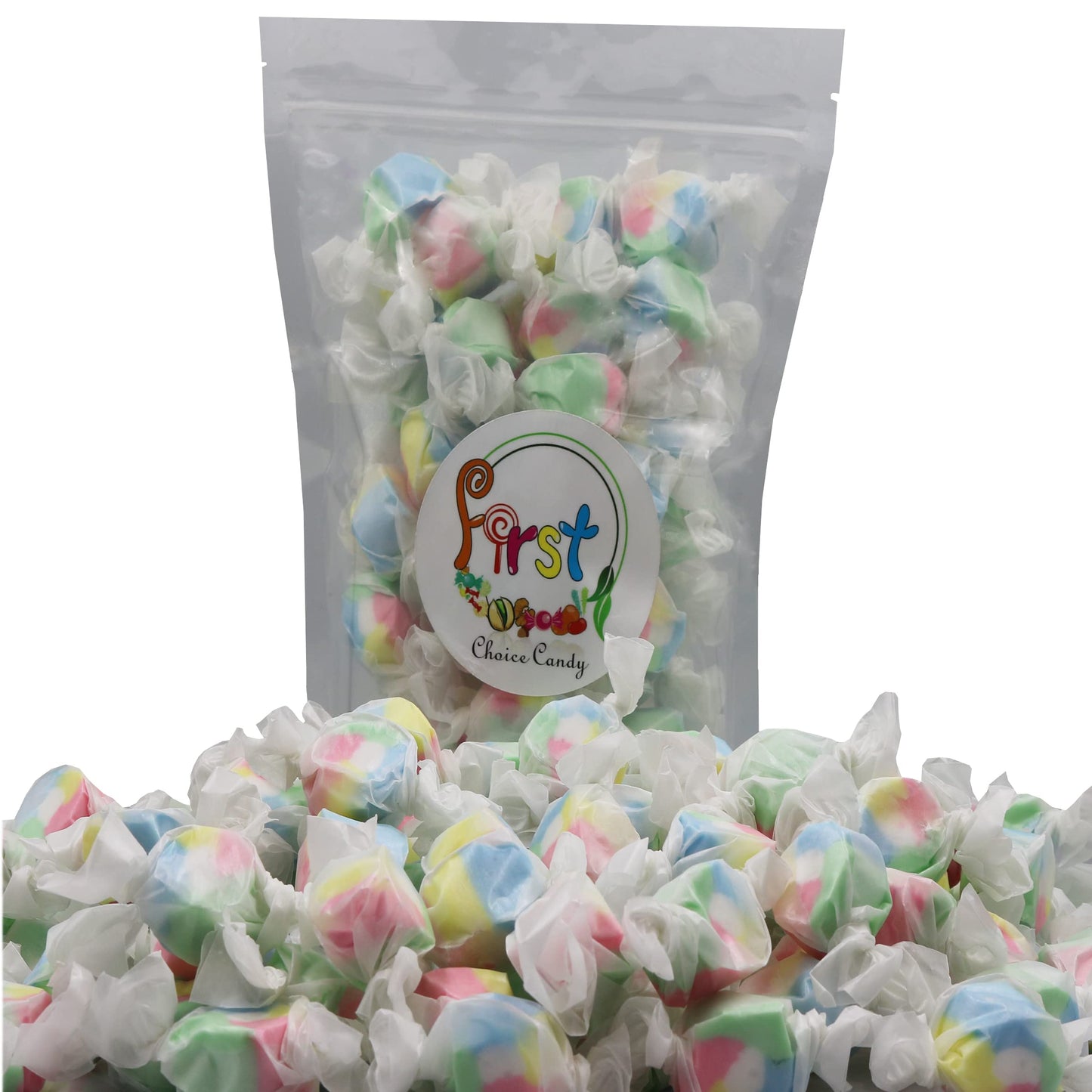 Variety Gourmet Saltwater Taffy (Beach Balls, 1 Pound)