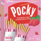 Glico Pocky, Strawberry Cream Covered Biscuit Sticks, 9 Individual Packs, 3.81 Ounce Bag - 5 Count Display Box