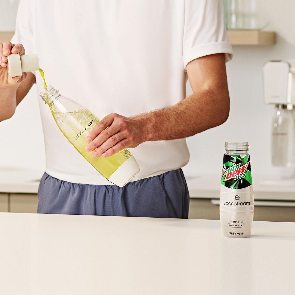 SodaStream Mountain Dew  Soda Drink Mix, 14.9 Fl oz. (4 Pack)