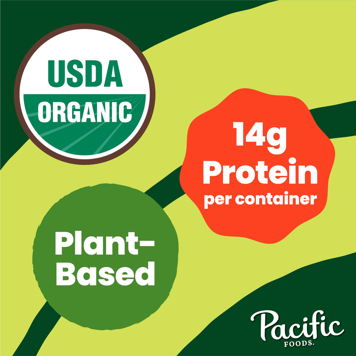 Pacific Foods Organic Vegetable Lentil Soup, Plant Based, 16.3 Oz Can