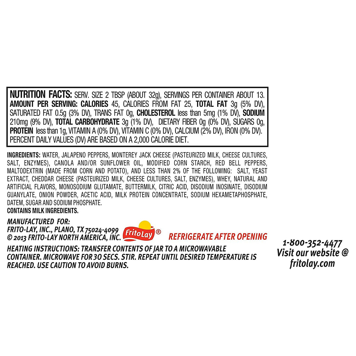 Tostitos Dip, Queso Blanco, Medium, 15Oz
