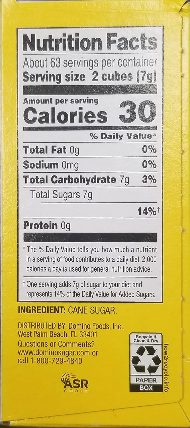 Domino Sugar, Cube Dots, 16-Ounce Boxes (Pack of 12)