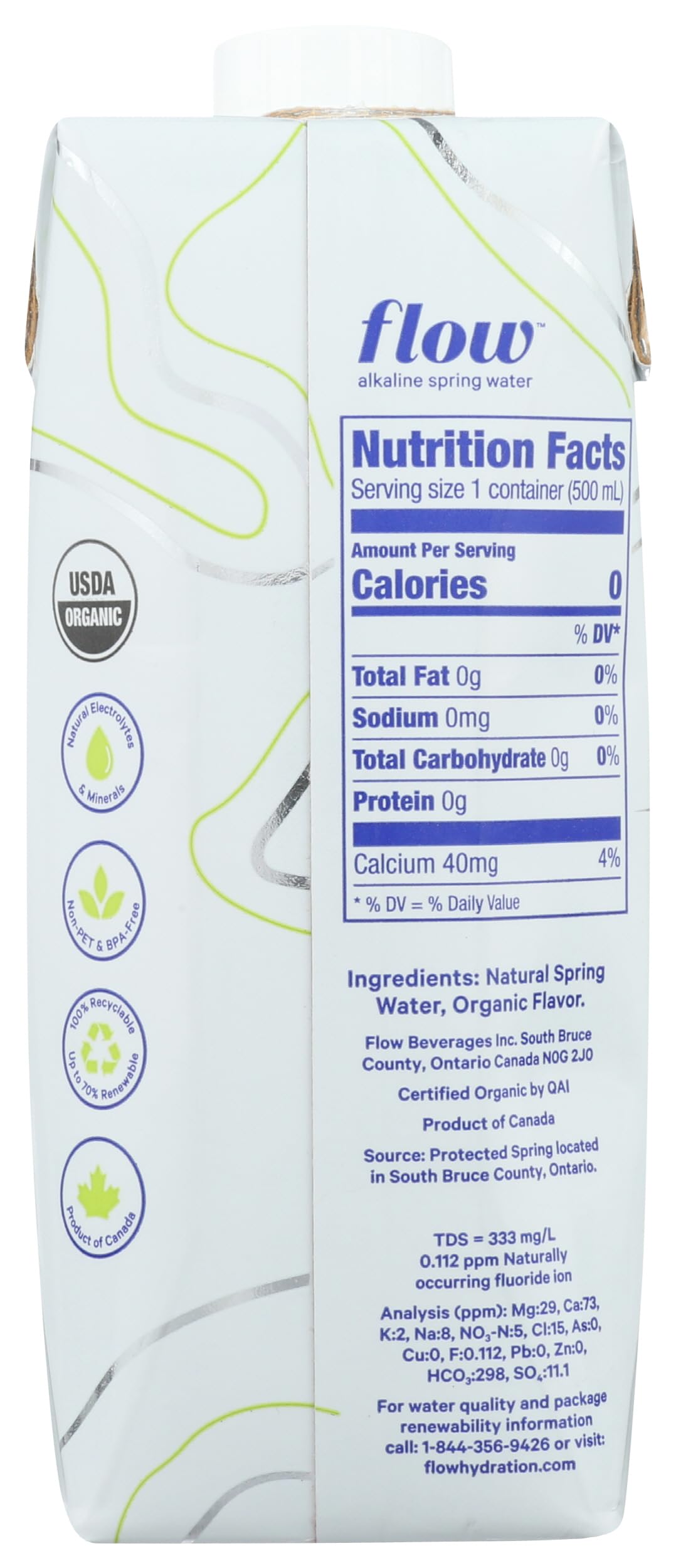 OG2 FLOW CUCU ALK WATER ( 12 X 500 ML   )