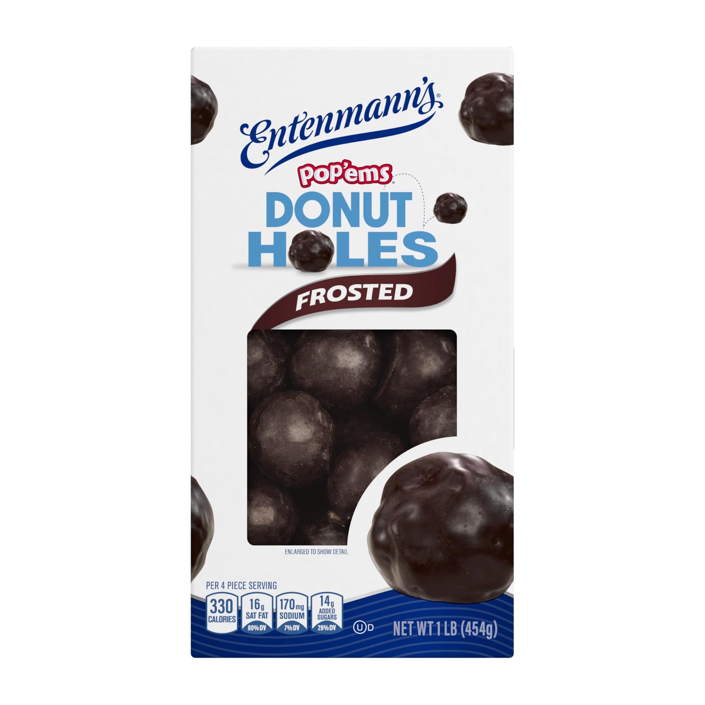 Entenmanns Popems Frosted Donut Holes, 16 oz
