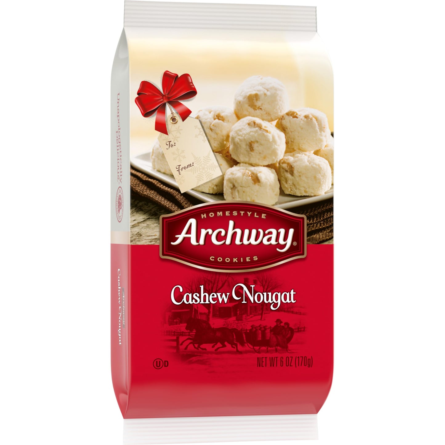 Archway Cookies  Cashew Nougat Cookies  6 Ounce
