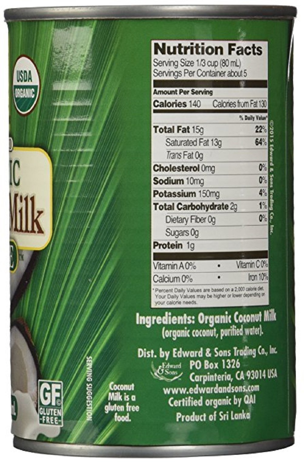 Native Forest Organic Coconut Milk Unsweetened - Coconut Milk Canned, Unsweetened Coconut Milk Organic, Simple - 13.5 Fl Oz (Pack Of 3)
