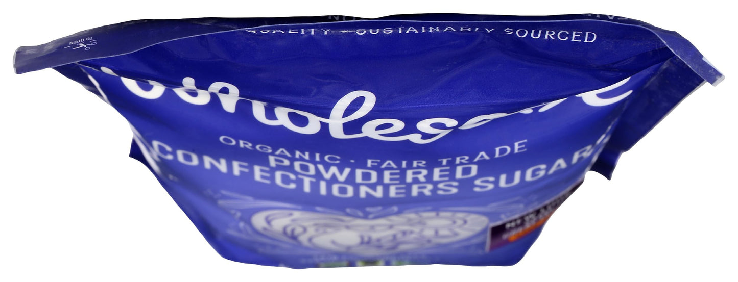 Wholesome Powdered Sugar, Fair Trade Organic, 16 oz (1 lb), White