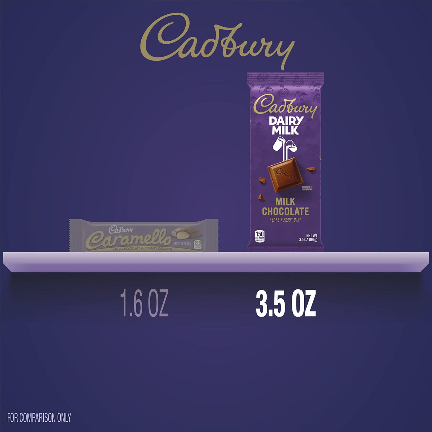 Cadbury Dairy Milk Chocolate Bars, 3.5 oz (Pack of 14)
