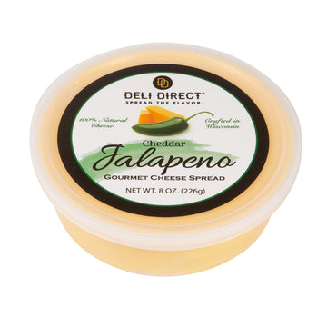 Deli Direct Cheese Spread, Jalapeno Flavor, Shelf Stable, Great for Snacks, 1pk
