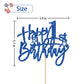 Roadsea Happy 1St Birthday Cake Topper - Baby Girl Boy One Year Old Birthday Cake Supplies - First Birthday Party Decorations -