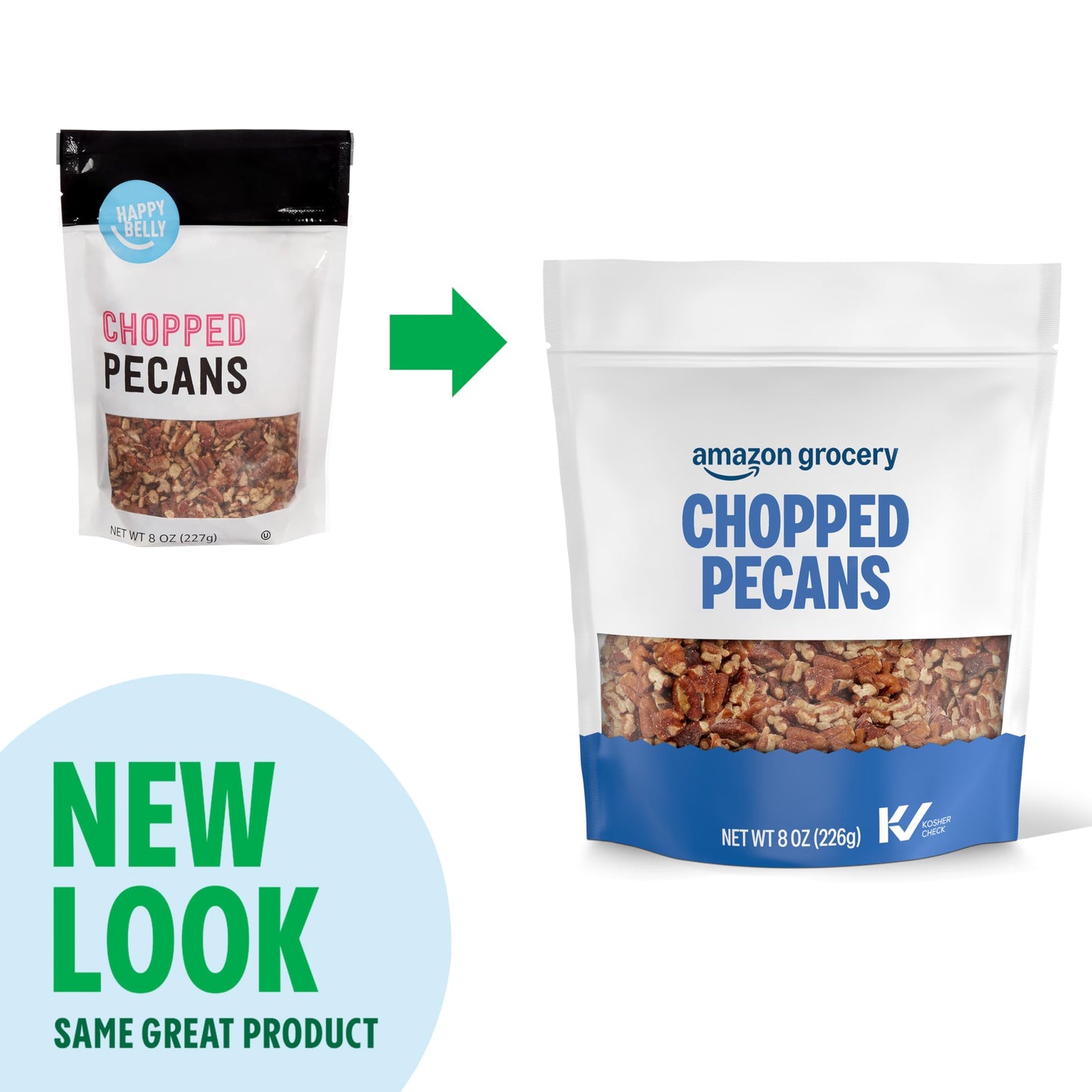 large online retailer Brand - Happy Belly Chopped Pecans  8 oz