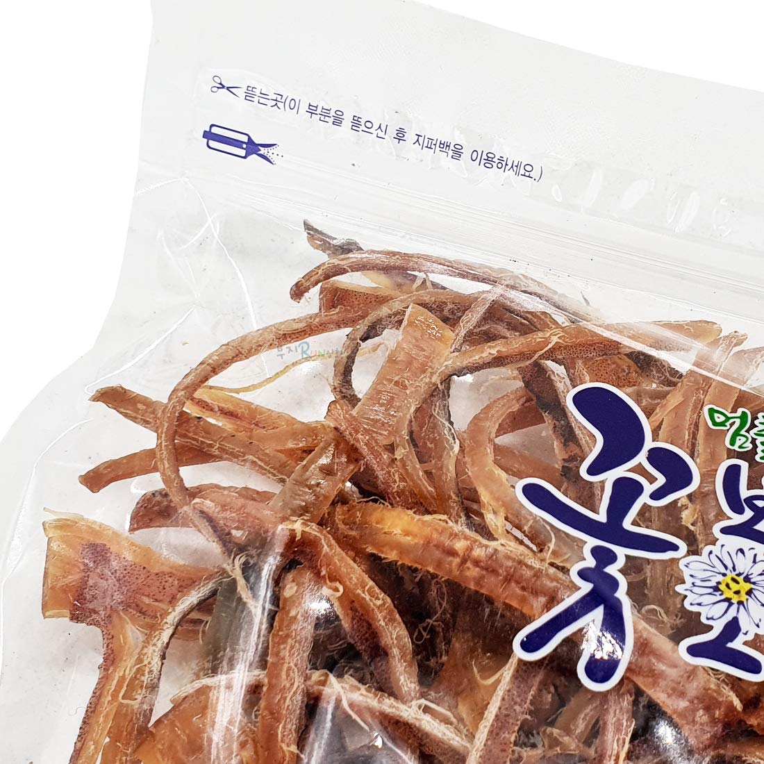 Korea Seasoned Dried Squid Snack Squid Over Flower 230G 8.5Oz ??? ???