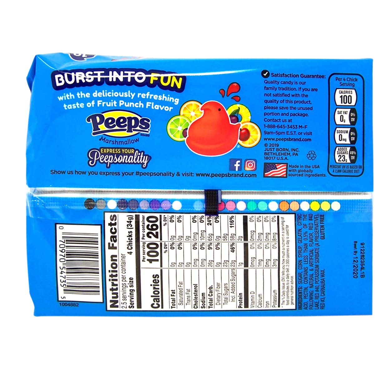 Peeps Limited Edition Fruit Punch Pack Of 2