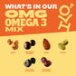 Orchard Valley Harvest Omg Omega-3 Mix, Walnuts, 8 Oz Resealable Bag, Dark Chocolate Blueberries, Sweetened Cranberries, Almonds, Pistachios, Gluten Free, Non-Gmo, On-The-Go Snack