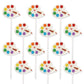 Little Artist Lollipops, Individually Wrapped Candy Suckers for Birthday Party, Paint Party Favors for Kids, Goodie Bags and Can