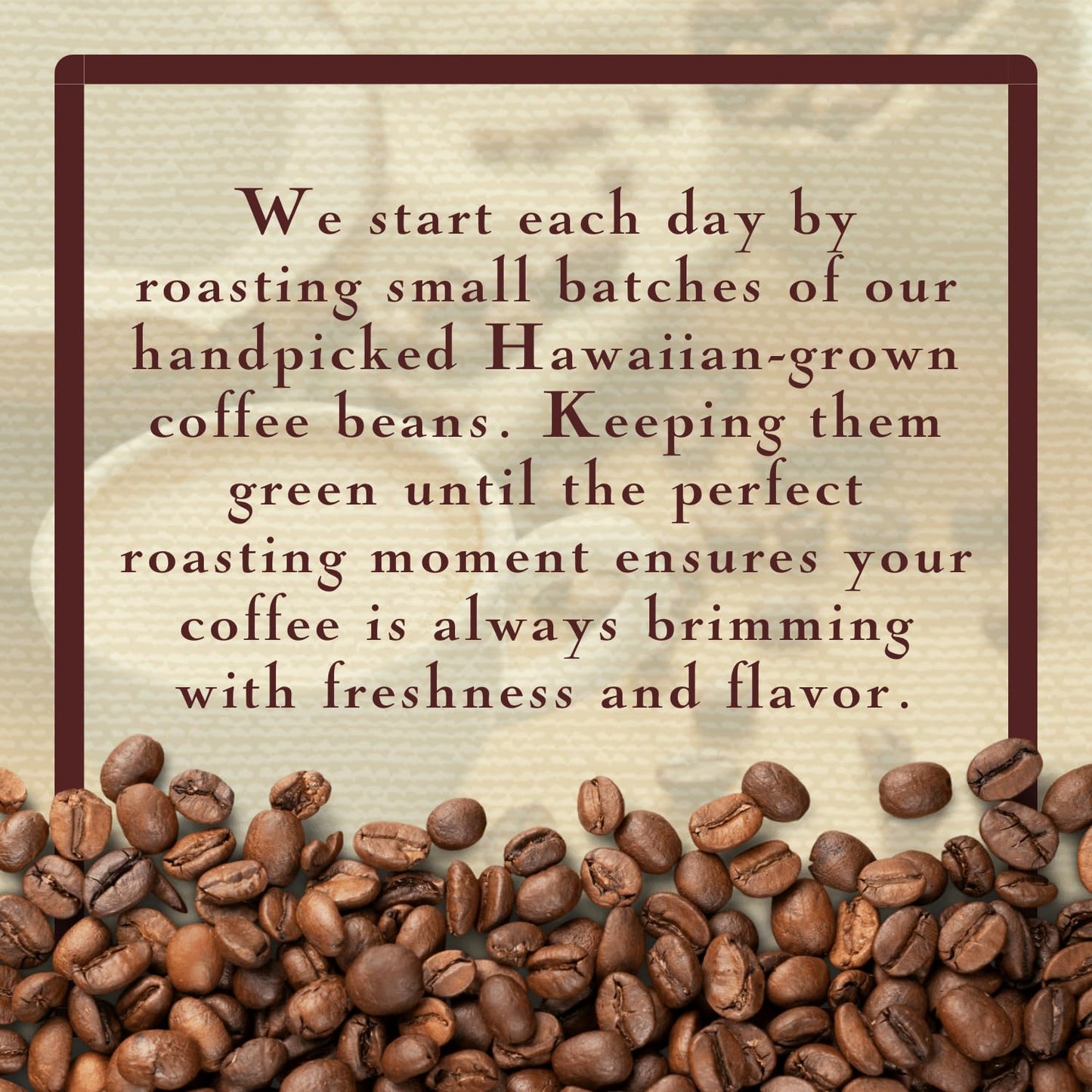 KA`U COFFEE MILL HAWAI`I Natural Dark Roast Whole Bean Coffee - 8oz - Handpicked Hawaiian Arabica Beans with Fruit, Spice & Cocoa Notes