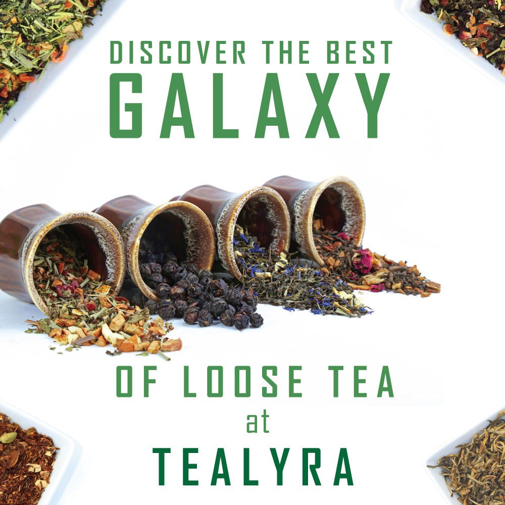 Tealyra Herbal Fruity Loose Leaf Tea - Pineapple, Hibiscus, Guava, Strawberry - Caffeine Free - 4 Ounce (Pack of 1)