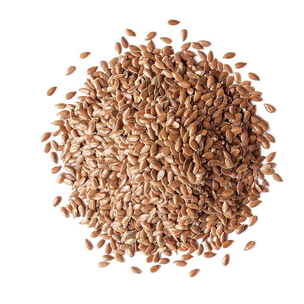 Food to Live Organic Brown Flax Seeds, 5 Pounds - Whole Raw Flaxseeds, Non-GMO, Unroasted, Dried, Kosher, Vegan. Rich in Omega-3