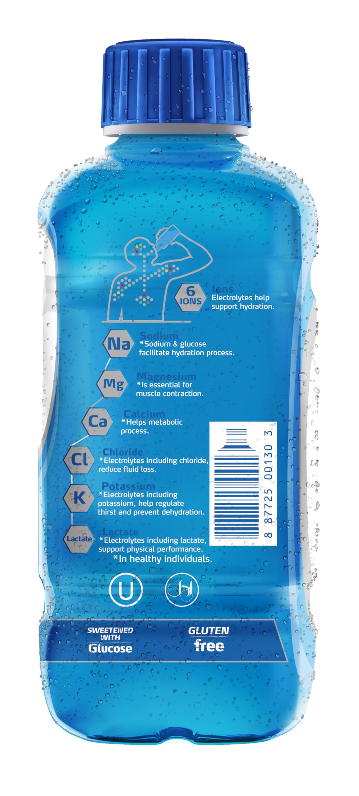 Electrolit  Electrolyte Beverage  Blue Raspberry  21 Fl Oz bottle (Pack of 12)