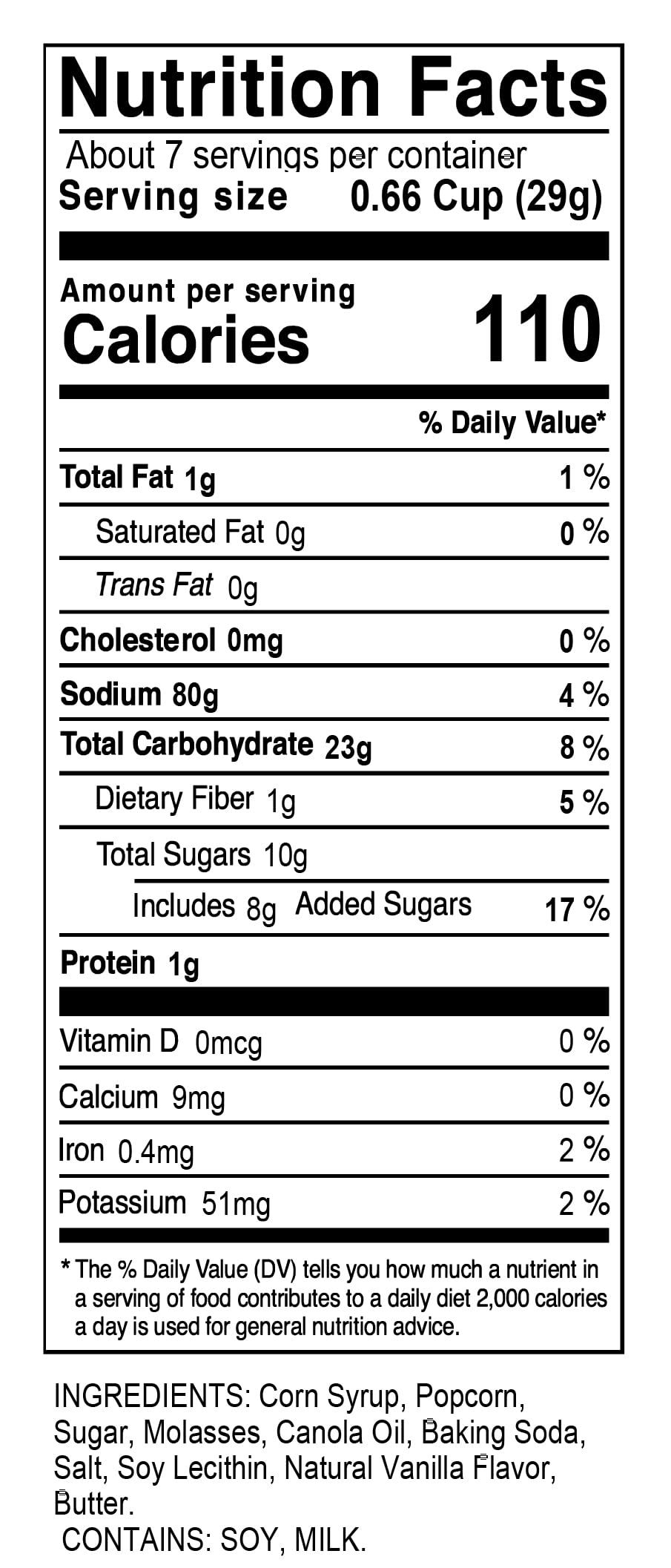 Munch King Snacks Caramel Popcorn 7 Oz. Tub
