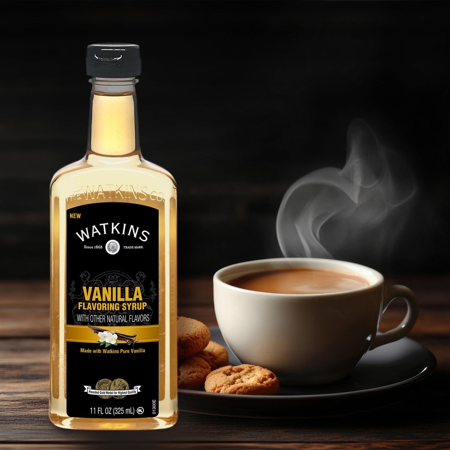 Watkins Vanilla Coffee Flavoring Syrup, 11 Ounce