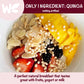 Puffed Quinoa Cereal + Nothing - Vegan - Gluten Free - Non-GMO - [11 oz] Try Quinoa Pops as Snacks - Cereal - Salad Topper for S