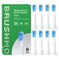 Brushmo Sensitive Replacement Toothbrush Heads Compatible With Sonicare Hx6053, 8 Pack
